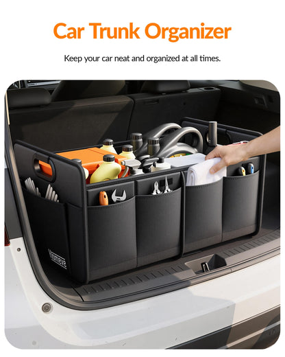 Homeve Car Trunk Organizer – Foldable Waterproof Storage